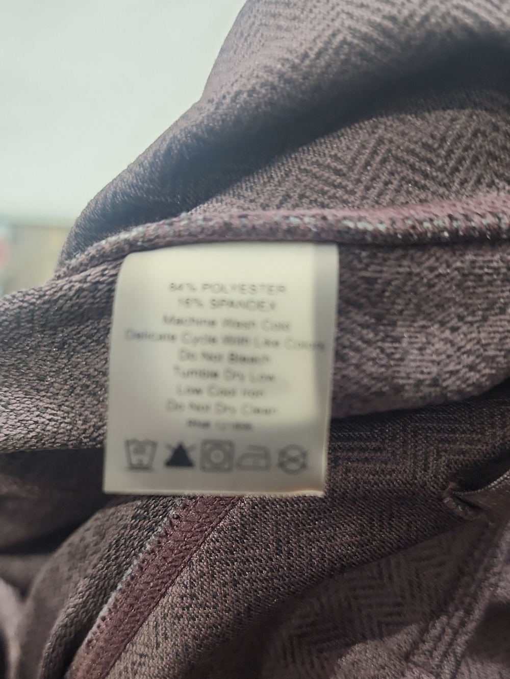 Title Nine Eighth Day 2.0 Tights In Herringbone Brown - Picture 8 of 9